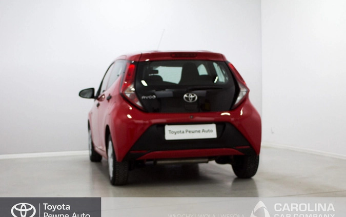 Toyota Aygo cena 41000 przebieg: 90158, rok produkcji 2019 z Wronki małe 79